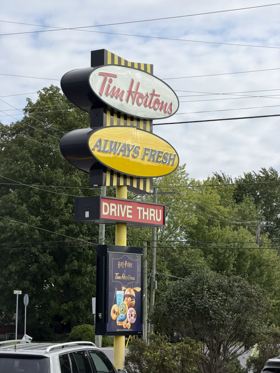 Tim Hortons in Alexandria, Ontario during mortgage agent Philippe Alexandre’s local visit
